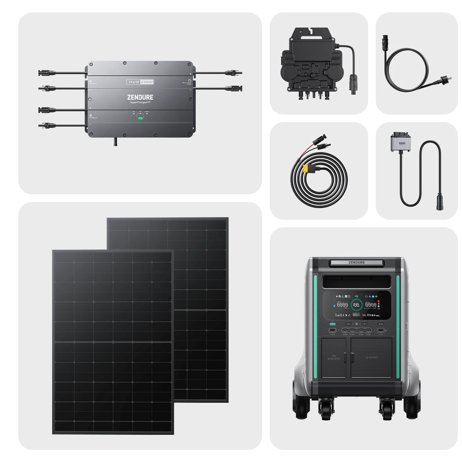 Hub 2000 + SuperBase V Kit solaire avec batterie - Image 4
