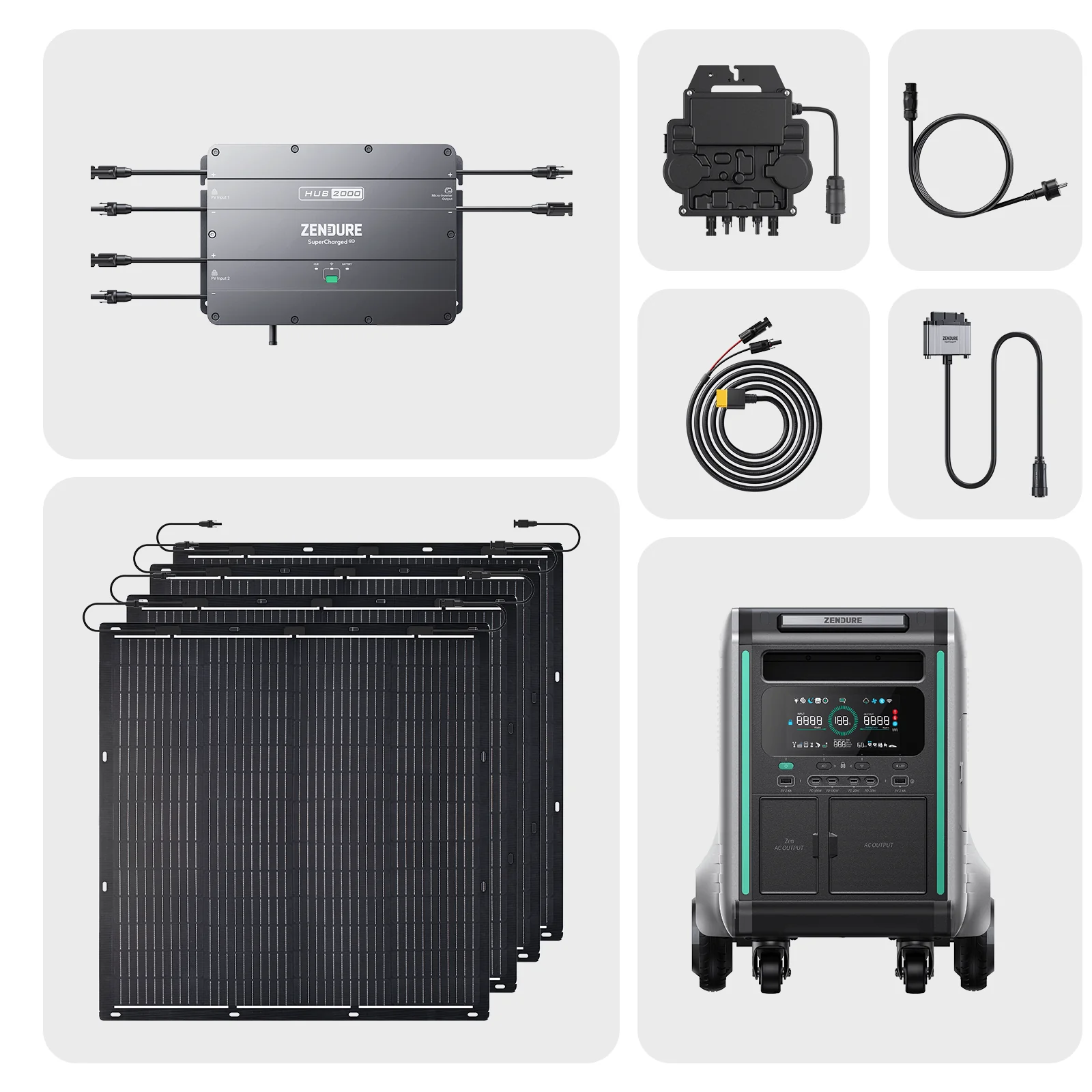 Hub 2000 + SuperBase V Kit solaire avec batterie - Image 5